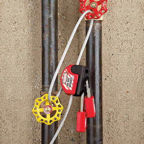 可調(diào)節(jié)纜繩鎖使用圖