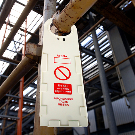 腳手架掛牌底座使用圖